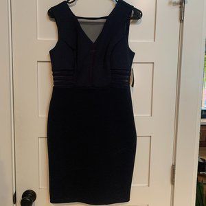Form Fitting Navy Dress